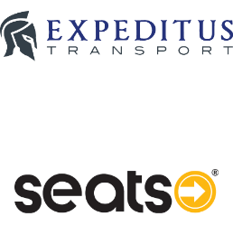 Expeditus Transport logo and Seats logo